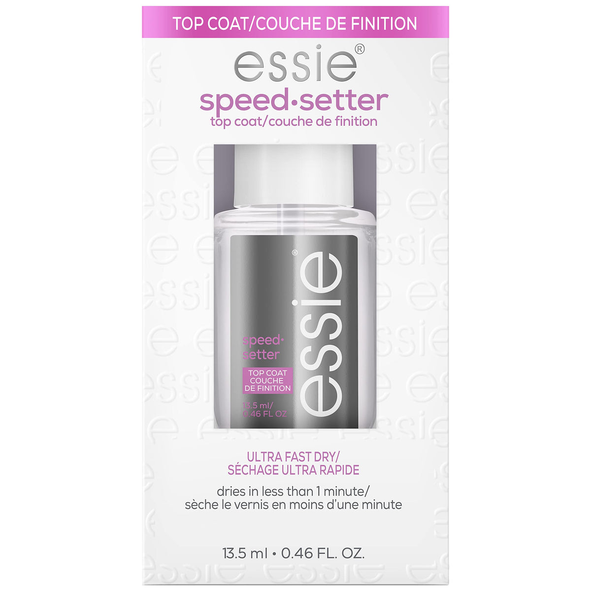 essie Speed Setter Top Coat 0.46 fl oz bottle front view