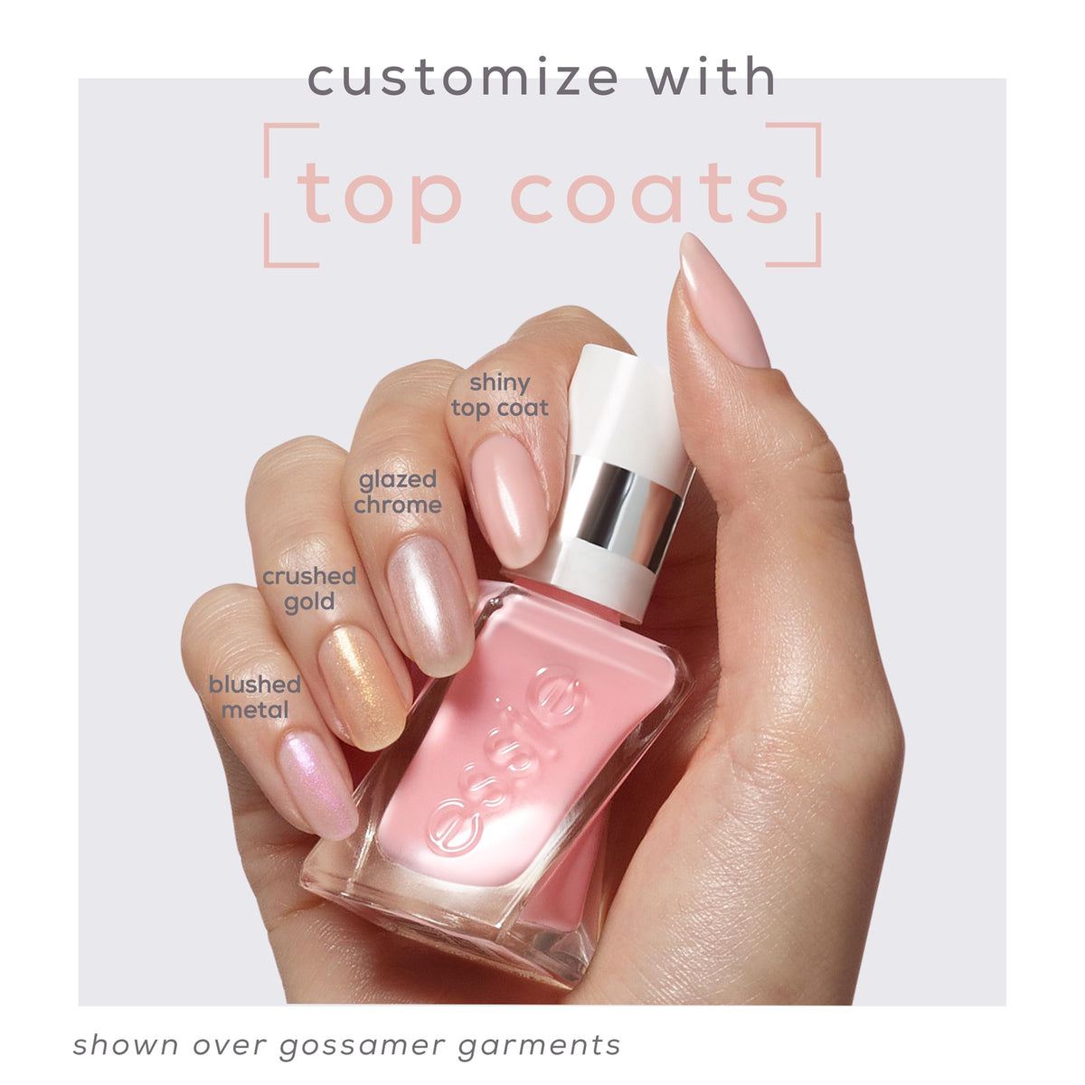 essie Winter Frost Nail Polish Set on a festive background