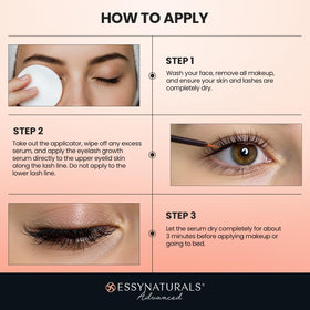EssyNaturals Eyelash Growth Serum side view