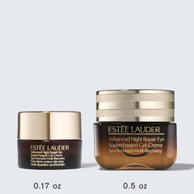 Estée Lauder Advanced Night Repair Eye Gel-Cream on bathroom counter