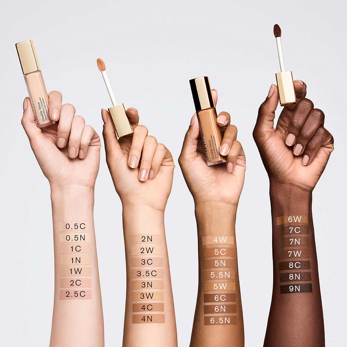 Estée Lauder Double Wear Concealer 9N on a makeup table
