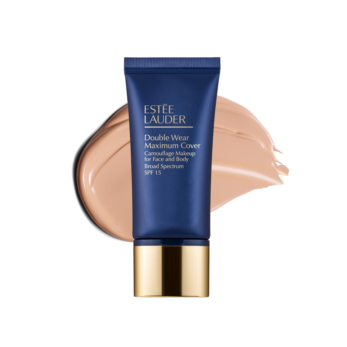 Estée Lauder Double Wear Foundation 1C1 Cool Bone front view with matte finish