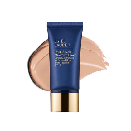 Estée Lauder Double Wear Foundation 1C1 Cool Bone front view with matte finish