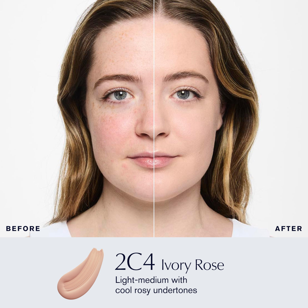 Estée Lauder Double Wear Foundation 2C4 Ivory Rose back view