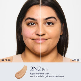 Estée Lauder Double Wear Foundation 2N2 Buff bottle close-up