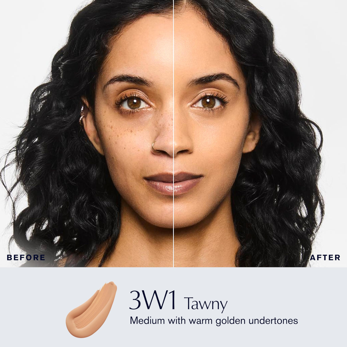 Estée Lauder Double Wear Foundation 3W1 Tawny bottle side view