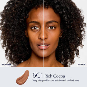 Estée Lauder Double Wear Foundation 6C1 Rich Cocoa bottle side view
