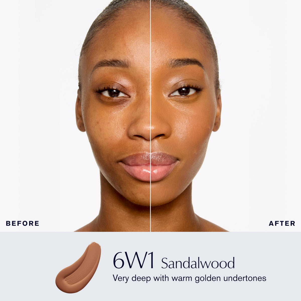 Estée Lauder Double Wear Foundation 6W1 Sandalwood bottle with cap