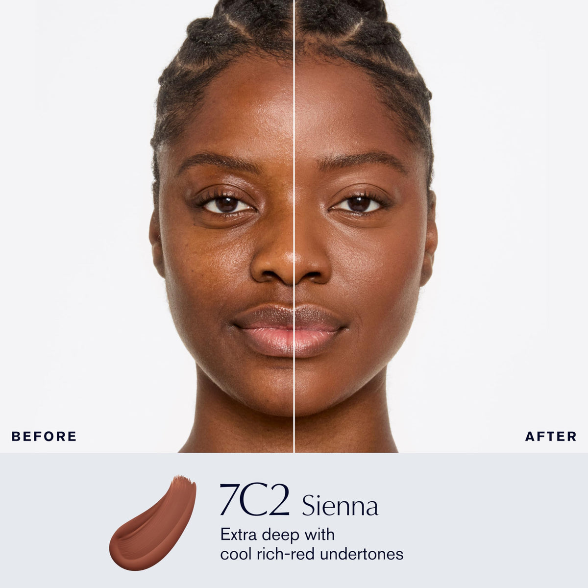 Estée Lauder Double Wear Foundation 7C2 Sienna bottle with cap