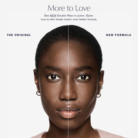 Estée Lauder Double Wear Foundation 8C1 Rich Java texture on skin