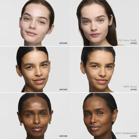 Estée Lauder Double Wear Matte Powder Foundation open compact with powder