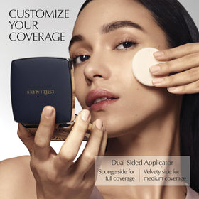 Estée Lauder Double Wear Matte Powder Foundation texture swatch