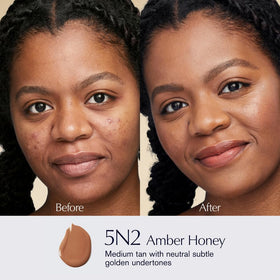 Estée Lauder Futurist Hydra Rescue Foundation 5N2 Amber Honey bottle side view