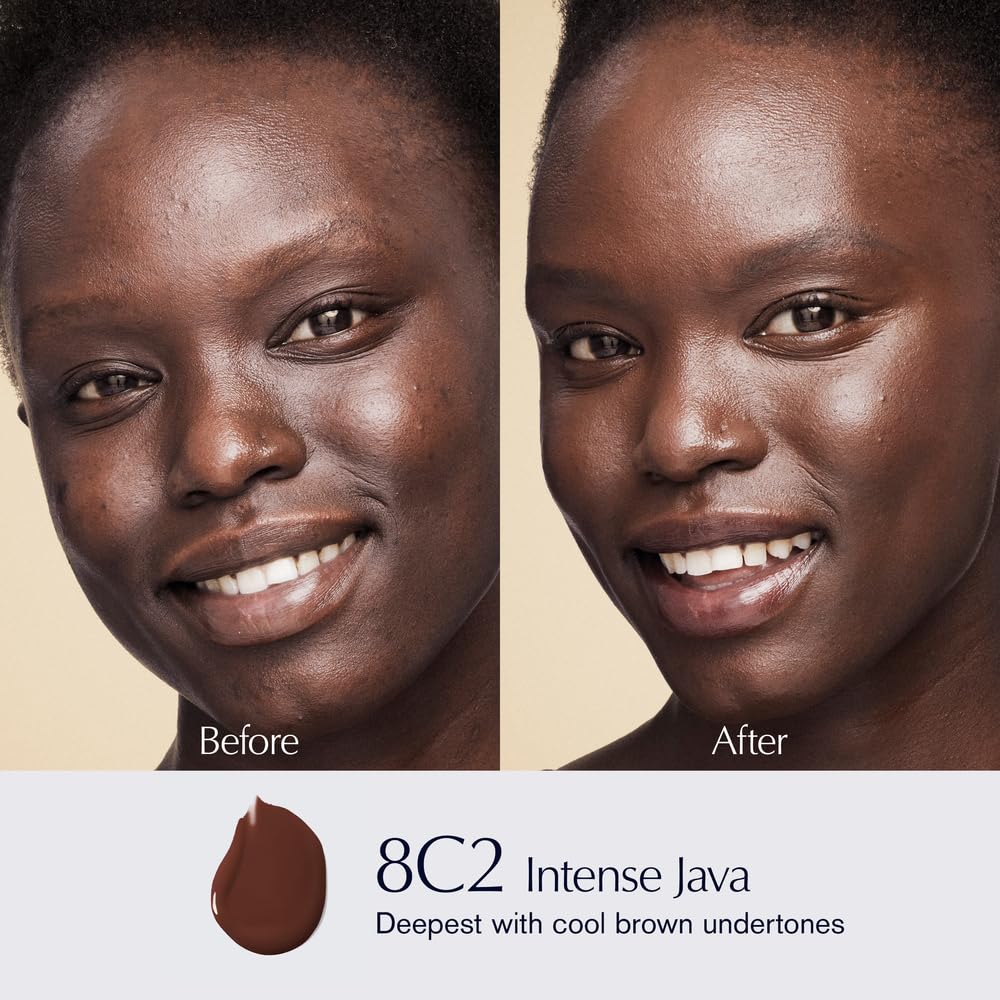Estée Lauder Futurist Hydra Rescue Foundation 8C2 Intense Java bottle side view