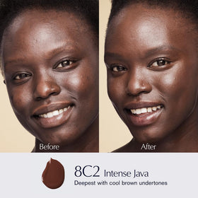 Estée Lauder Futurist Hydra Rescue Foundation 8C2 Intense Java bottle side view