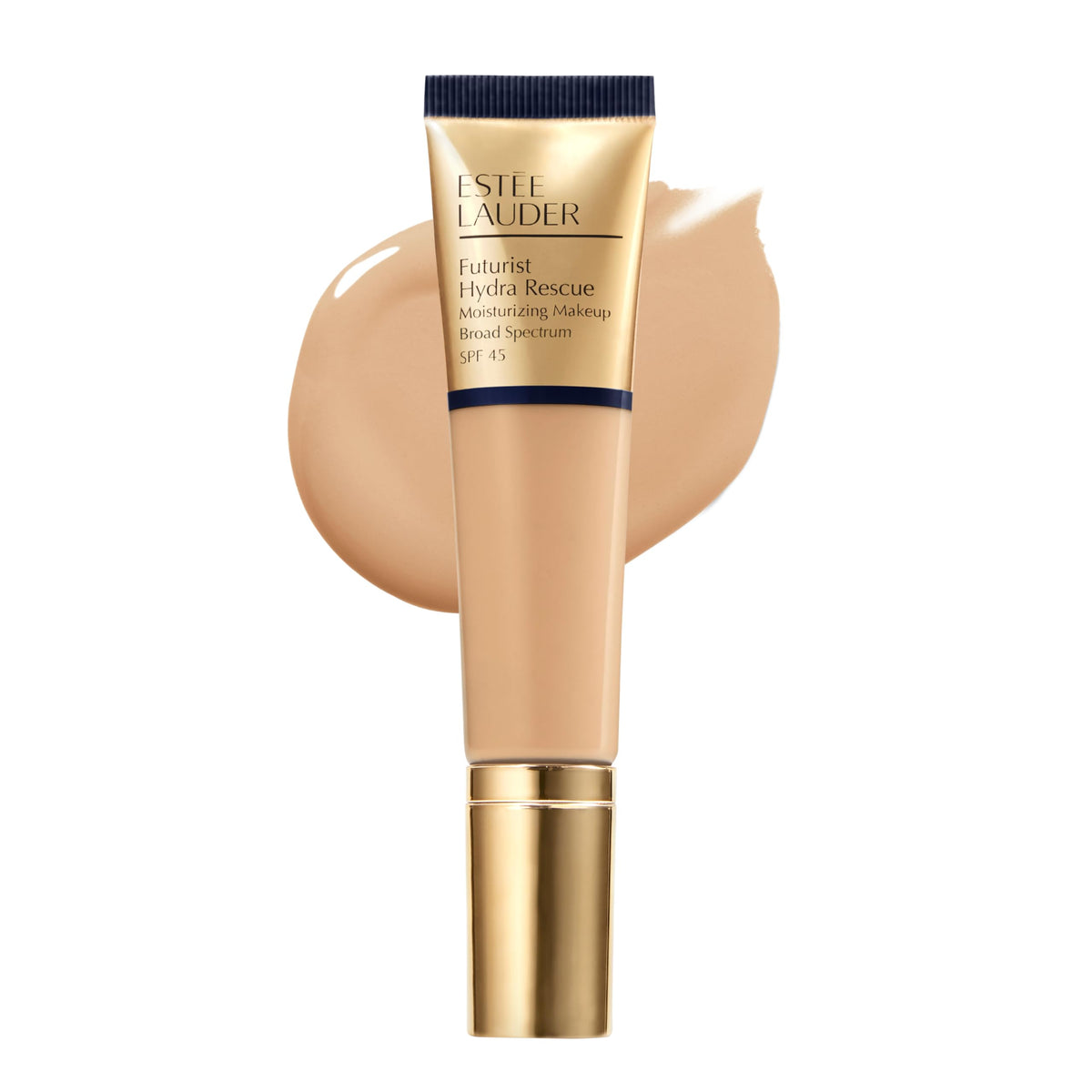 Estée Lauder Futurist Hydra Rescue Foundation front view with SPF 45 label