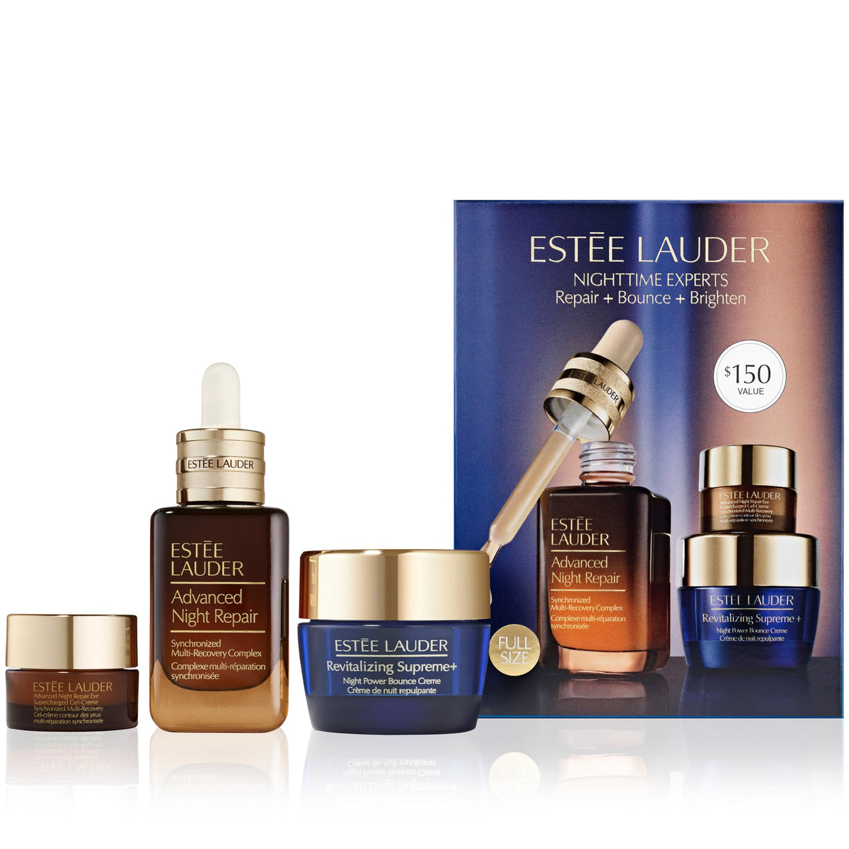 Estée Lauder Nighttime Experts 3-Piece Skincare Gift Set front view