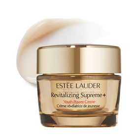Estée Lauder Revitalizing + Youth Power Cream front view in glass jar