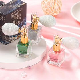 Etercycle Body Glitter Spray packaging with instructions