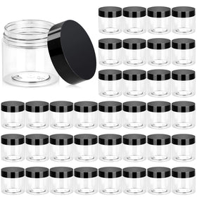 Eternal Moment 36 pack of 2 OZ clear plastic jars front view