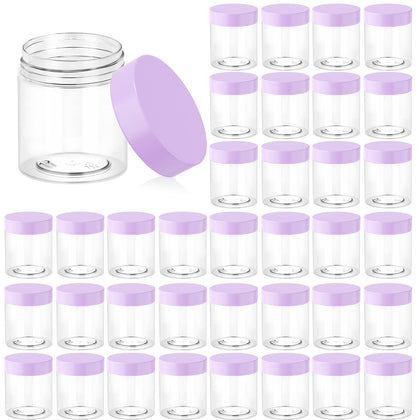 Eternal Moment 36 pack of clear cosmetic jars with lids