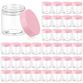 Eternal Moment 36 pack of clear plastic jars with lids