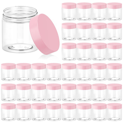 Eternal Moment 36 pack of clear plastic jars with lids