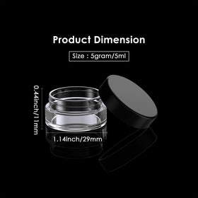 Eternal Moment 5g sample containers with spatulas included