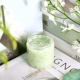 Eternal Moment jar filled with homemade lotion