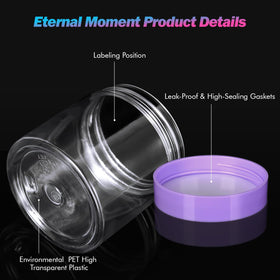 Eternal Moment jars displayed on a shelf