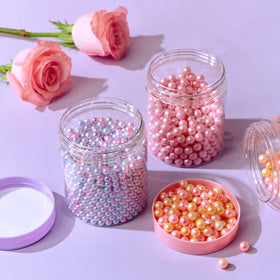 Eternal Moment jars on a shelf showcasing organization