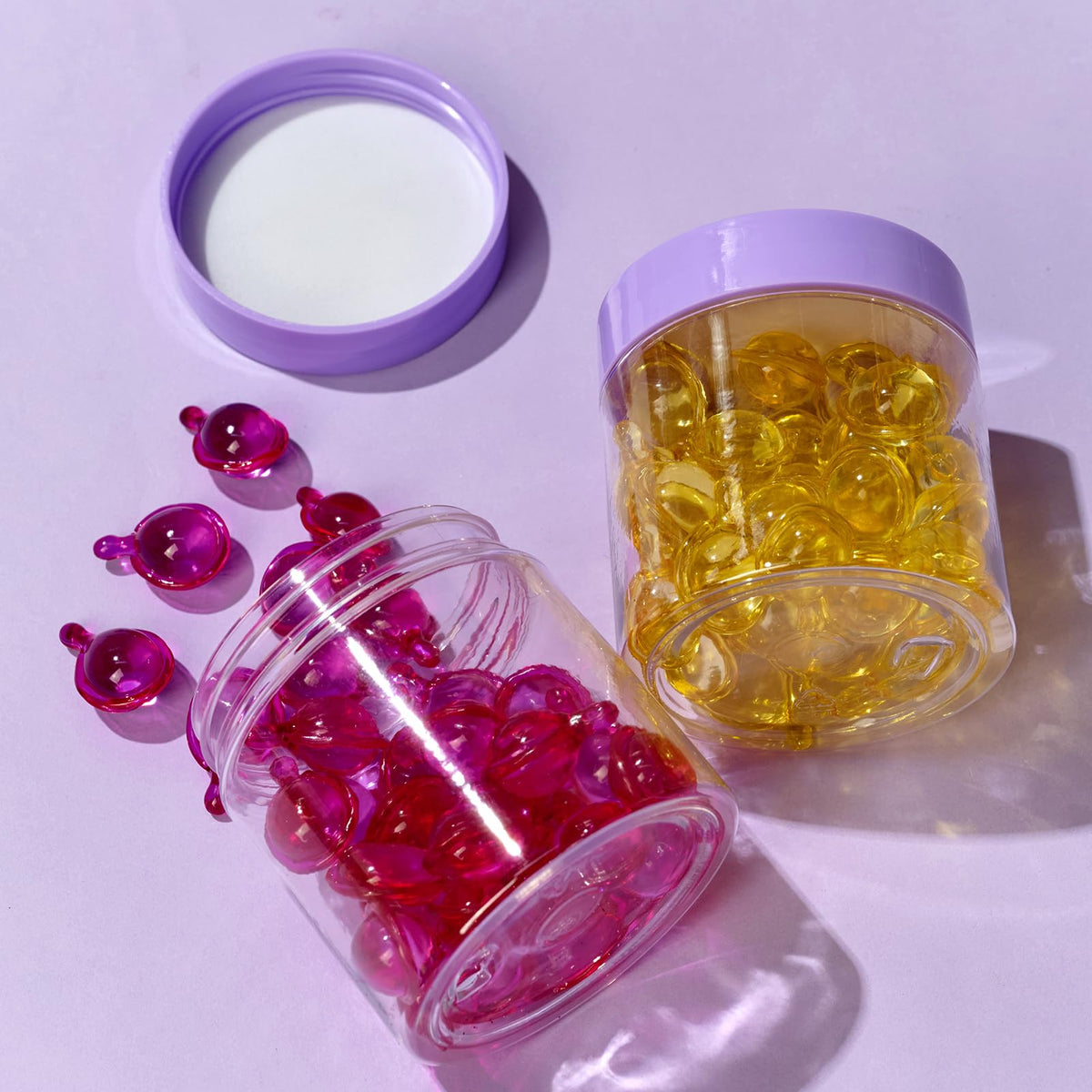 Eternal Moment jars with foam liners for airtight seal
