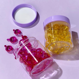 Eternal Moment jars with foam liners for airtight seal
