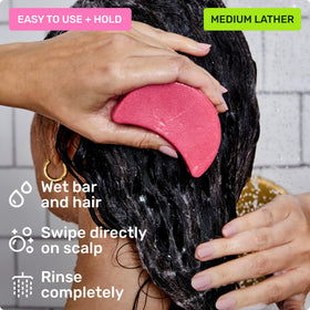 Ethique Everyday Shampoo Bar with lathering effect