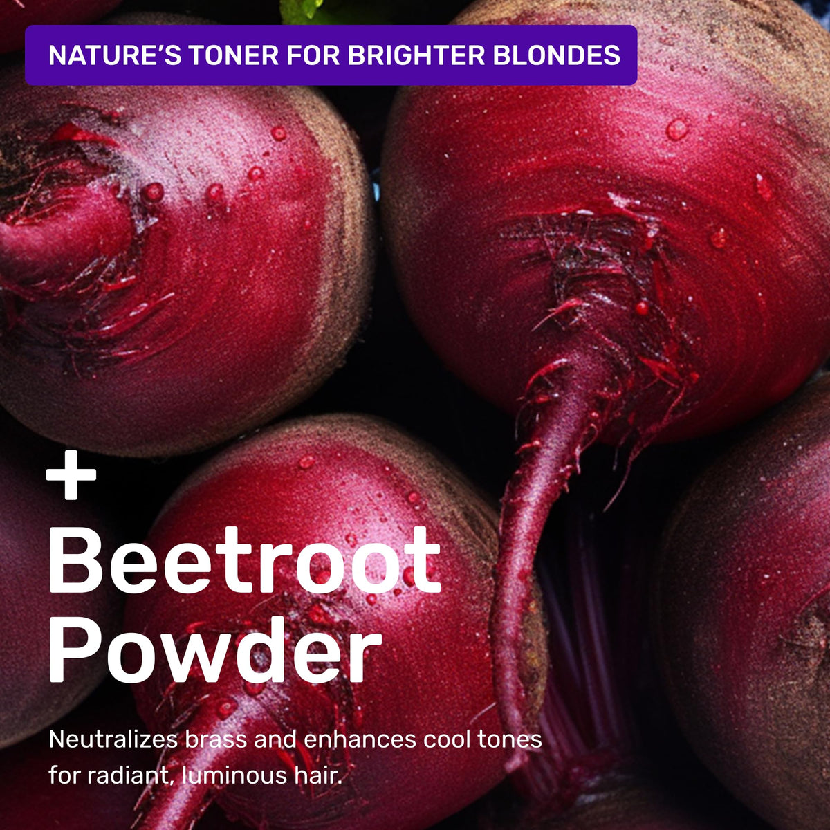 Ethique Purple Shampoo Bar on a bathroom shelf