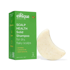 Ethique Scalp Health Shampoo Bar front view with oatmeal
