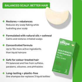 Ethique Scalp Health Shampoo Bar packaging side view