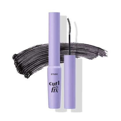 ETUDE Curl Fix Mascara black slim brush front view
