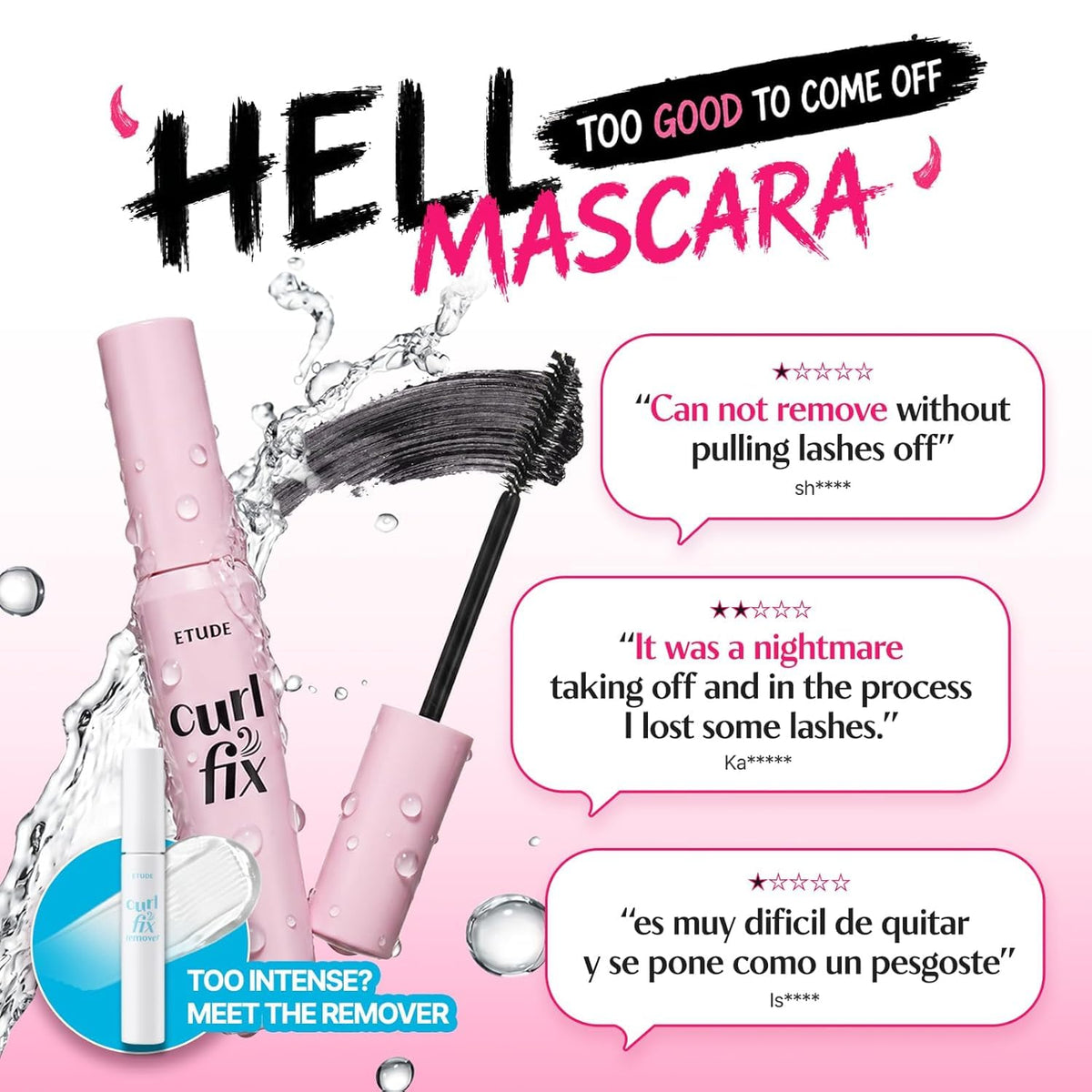 ETUDE Curl Fix Waterproof Mascara Duo packaging