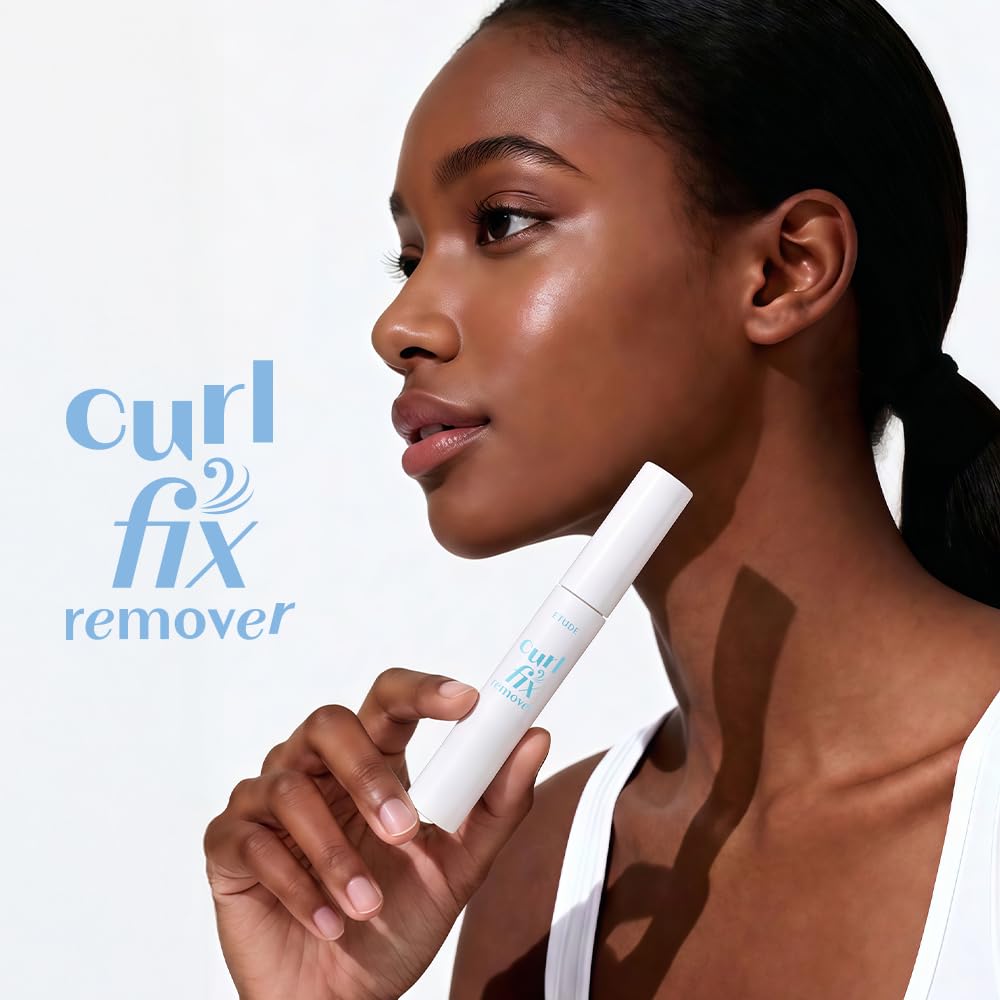ETUDE Curl Fix Waterproof Mascara Remover back view showing ingredients