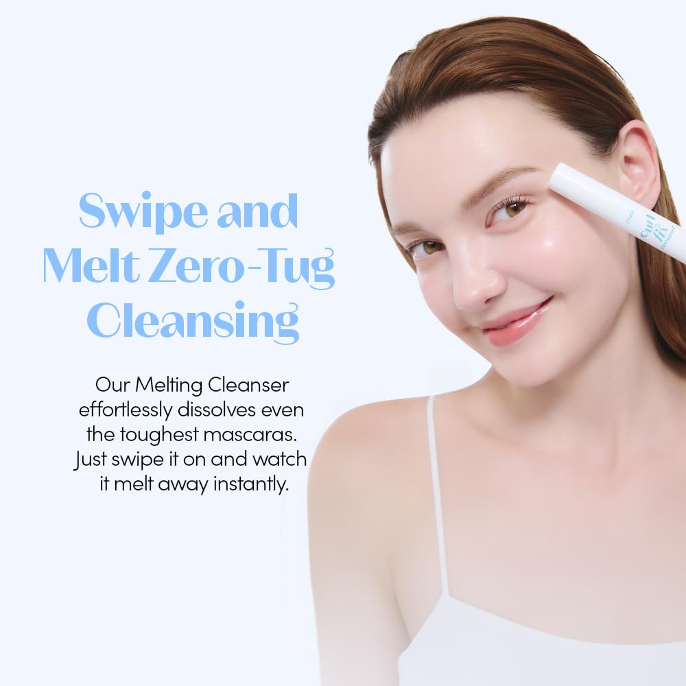 ETUDE Curl Fix Waterproof Mascara Remover in lifestyle setting on vanity