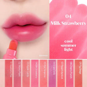 ETUDE Dear Darling Marker Tint Milk Strawberry applicator close-up