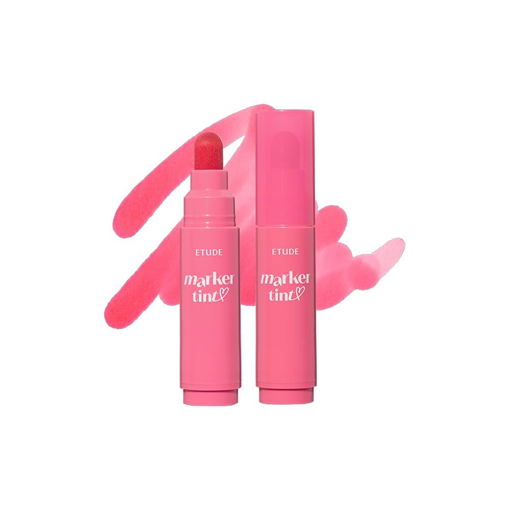 ETUDE Dear Darling Marker Tint Milk Strawberry front view