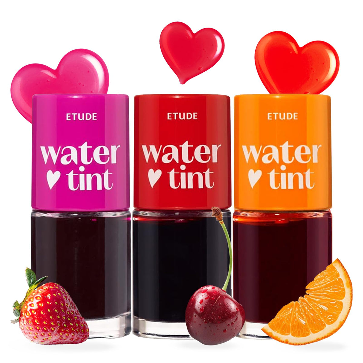 ETUDE Dear Darling Water Tint Lip and Cheek Stain Set front view