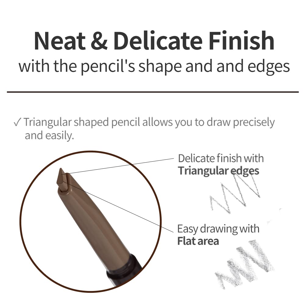 ETUDE Drawing Eye Brow Pencil dark gray with blended finish