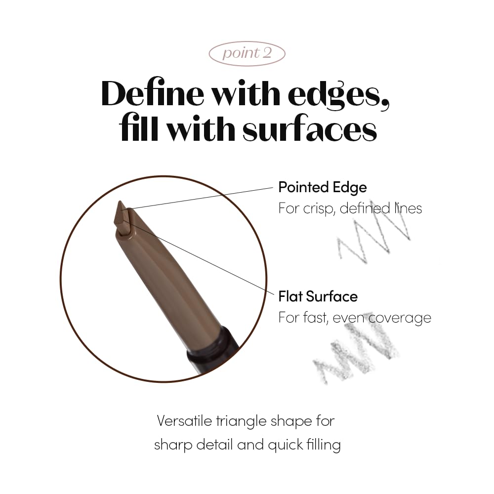 ETUDE Drawing Eye Brow Pro Light Brown Eyebrow Pencil application on skin