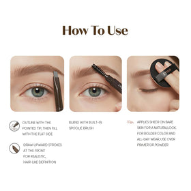 ETUDE Drawing Eye Brow Pro Light Brown Eyebrow Pencil close-up