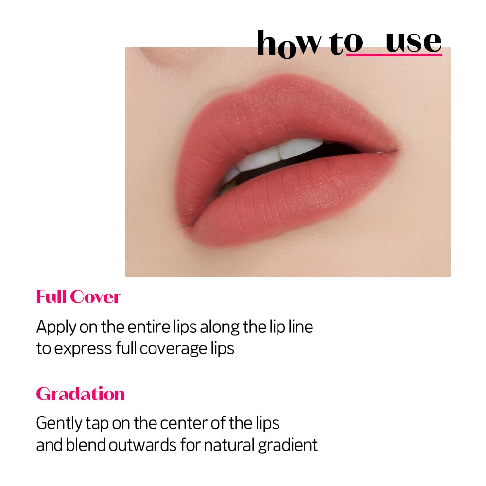 ETUDE Fixing Tint Woody Pink Matte Liquid Lipstick with other ETUDE products