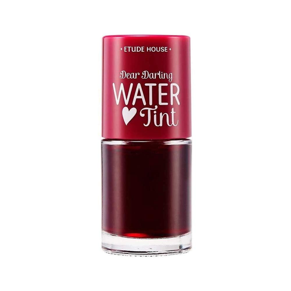ETUDE Moist-Fruity Water Tint Lip Stain front view with cherry colour