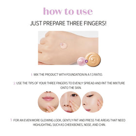 ETUDE Nymph Aura Volumer Face Primer with natural light